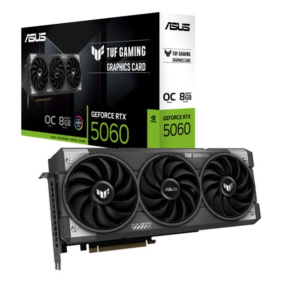 Видеокарта ASUS GeForce RTX 5060 8 GB GDDR6 OC TUF-RTX5060-O8G-GAMING 90YV0N00-M0NA00 | Зображення 9