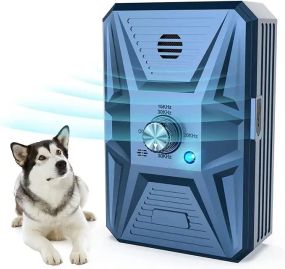 Антилай, Пристрій контролю гавкання собак QueenMew Sonic Bark Deterrents, Ультразвуковий антилай собак