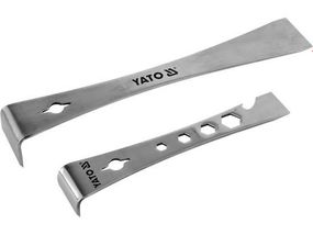 Скребки L-тип нержавейка 170х32х25 235х40х40 2штуки YATO YT-52860