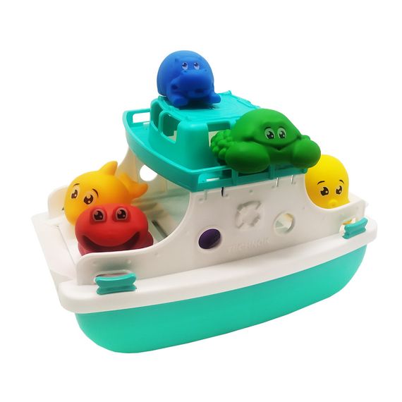 Набір для ванної "Паром" ТехноК 7938TXK, 6 тварин Бірюзовий