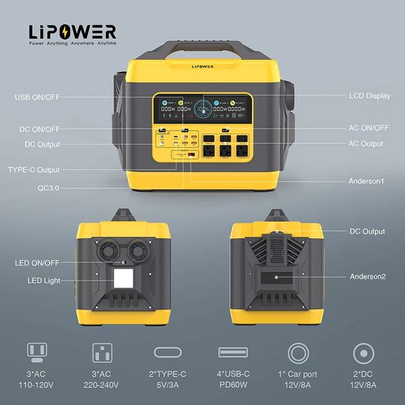 Power Station 3000W LiPower M3000-S (44554-M3000-S_87467) | Зображення 3