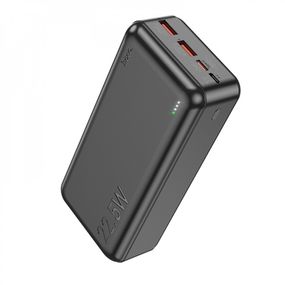 Портативная батарея Power Bank Hoco J101B 22.5W / 30000 mAh / 2 x USB QC3.0 / Type-C PD - Black
