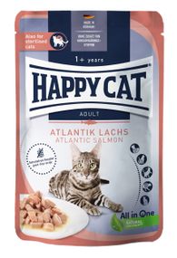 Вологий корм для котів з лососем Happy Cat Beutel Culinary A-Lachs, 85 гр