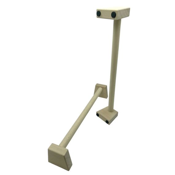 Паралетсы, упоры для отжимания деревянные Wood Gym Push Up NE-WD-50 из бука 50 см 2 шт | Зображення 3