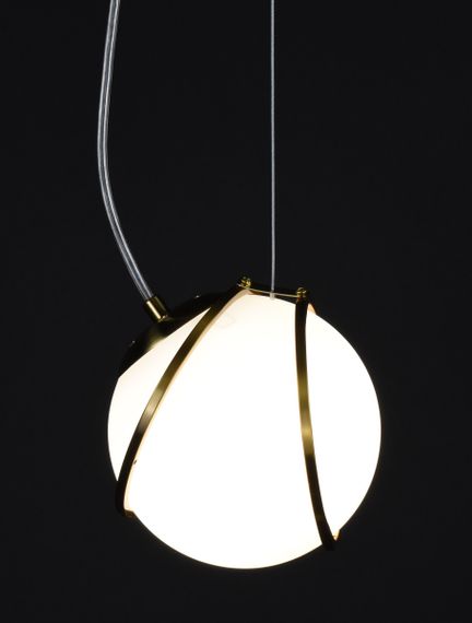 Люстра підвісна на 1 лампочку 27905 Латунь 20-90х15х15 см. | Зображення 1