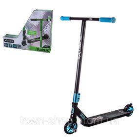 Самокат трюковый 2-х колёсный TR21007 (RL7T) Extreme Motion SAGA, колёса PU 110 мм (Синий)