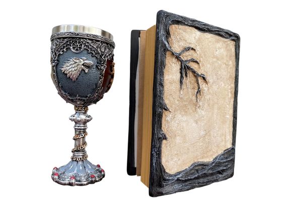 Подарунковий набір Келих 3D Гра Престолів і Блокнот 3D «Тінь Ворона» | Зображення 1