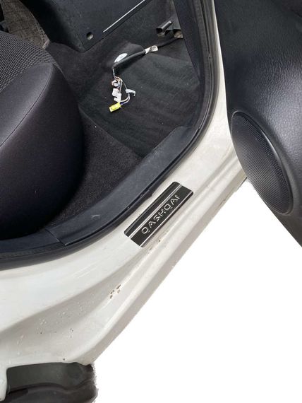 Накладки на пороги (Omsa, 4 шт, нерж.) для Nissan Qashqai 2014-2021 гг | Зображення 1