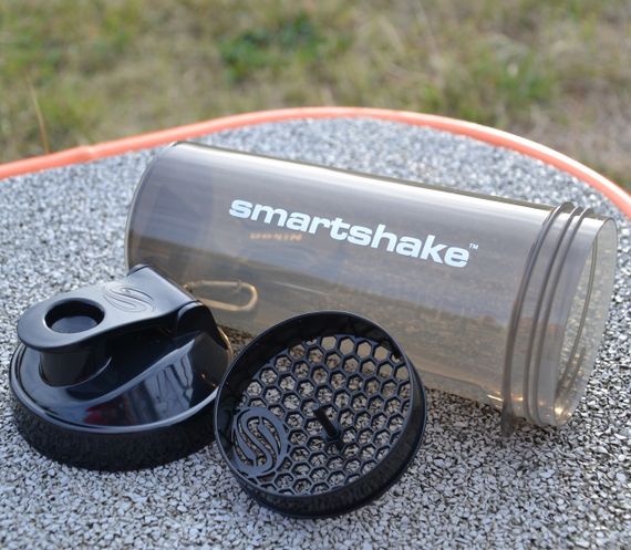 Шейкер спортивний Smartshake Lite 1000ml Glossy-Black | Зображення 9