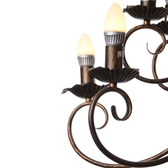 Люстра подвесная свеча E14 60W BR (BKL-069S/12) | Зображення 2