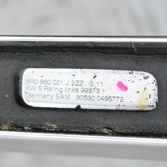 Рейлінг даху лівий Audi Q5 8R релінг на дах планка дуга Ауді ку5 8R0860021J | Зображення 8