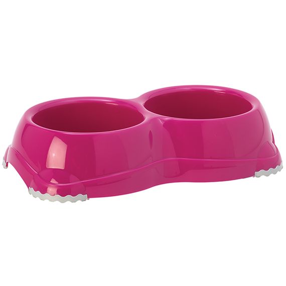 Миска подвійна Moderna Double Smarty Bowl, 2 шт х 330 мл, рожевий