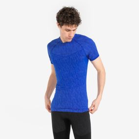 Термофутболка Keepdry для дорослих з короткими рукавами синя індиго - 2XL.