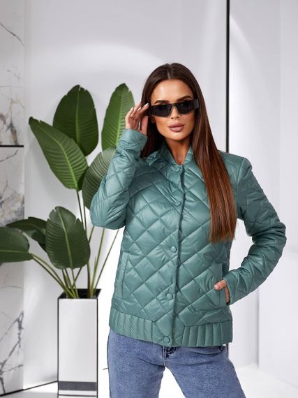 Куртка з ефектом стьобання, арт.310, шавлія | Зображення 4