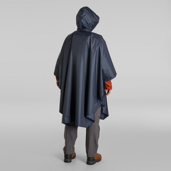 Дощовик-пончо Trek 100 для трекінгу синій - L/XL | Зображення 2