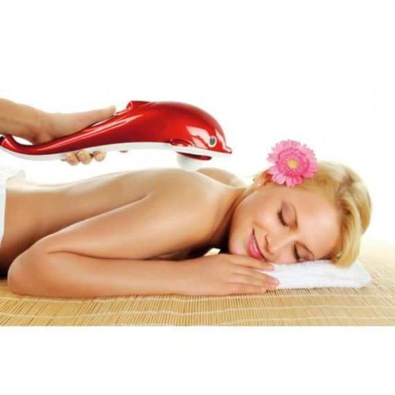 Масажер для тіла, рук та ніг Dolphin Дельфін. SO-798 Колір: червоний | Зображення 2