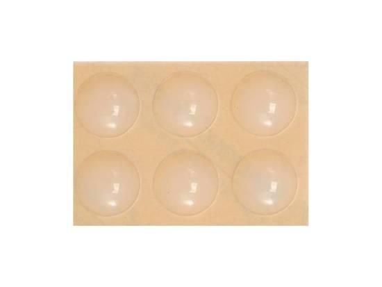 Прокладка силиконова VOREL самоклеюча пид мебли. 19 мм. Набир 6шт [32/576] 74914