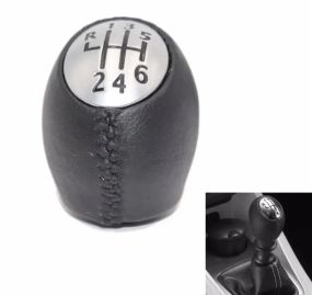 Renault Megane III (от 2008-) ручка КПП переключения передач 6 ступка серая матовая, Рено Меган 3