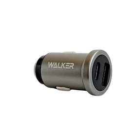 Автомобільний зарядний пристрій WALKER WCR-25 USB+Type-C 3,1А QC+PD чорний
