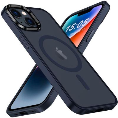 Чехол для мобильного телефона 2E Basic Apple iPhone 15 Plus Soft Touch MagSafe Cover Dark Blue (2E-IPH-15PRM-OCLS-DL)