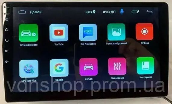 Автомобільна магнітола X9116 1+16G з пультом та великим екраном | Зображення 2