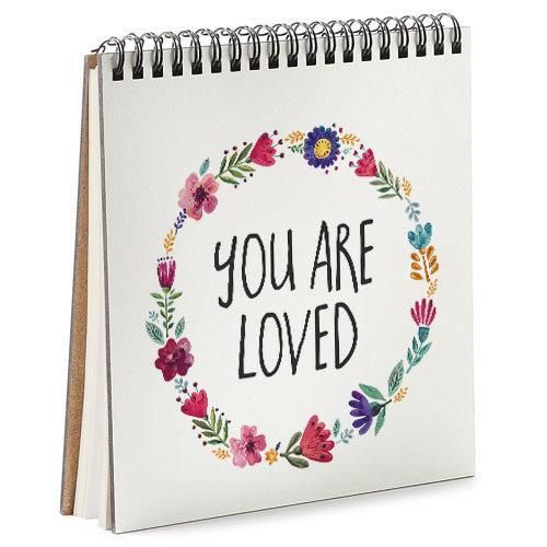 Скетчбук You are loved 17x18 см (BDK_FFL008)