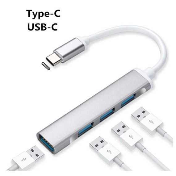 Хаб Type-C  4-в-1 USB3.0+3 USB2.0