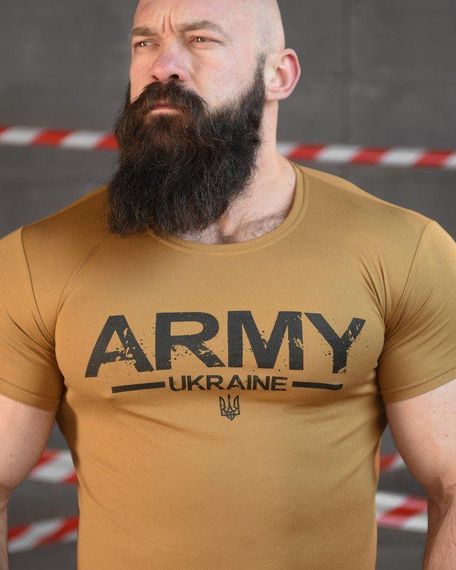 Тактическая потоотводящая футболка SABUR арми кайот ВТ6573 | Зображення 4