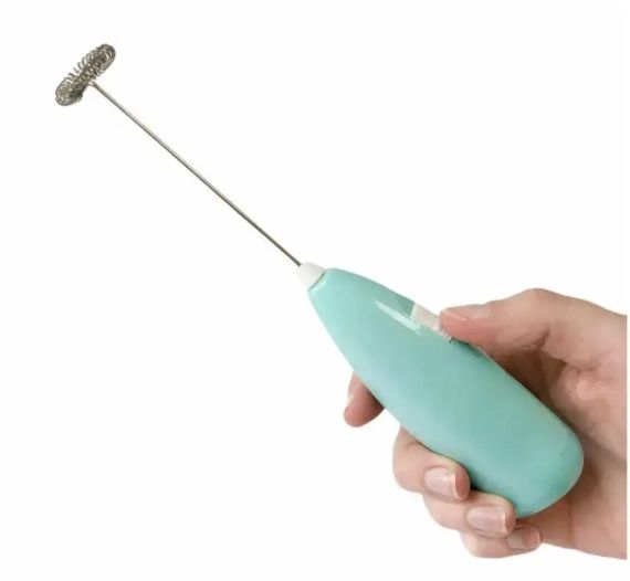 Ручной портативный мини-миксер вспениватель для сливок и молока капучинатор | Зображення 2