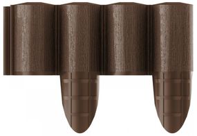 Газонное ограждение Cellfast ECO 2.4 м коричневый 4 элемента 34-031