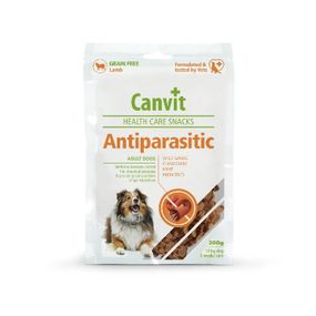 Canvit Antiparasitic ласощі для собак з пробіотиками та ягням, 200 гр
