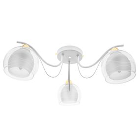 Люстра потолочная в спальню E27 60W WH (LK-629C/3)