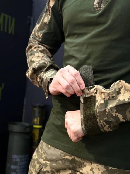 Тактичний Військовий Убакс Олива /Піксель 4.5.0 Покращений Under Body Armor Combat Shirt | Зображення 1