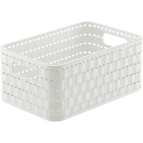 Корзина для зберігання Rotho (Рото) Country А6 +, 4 л (11655) Білий