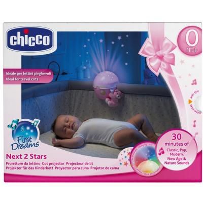 Нічник Chicco Next2 Stars Розовый (07647.10) | Зображення 1