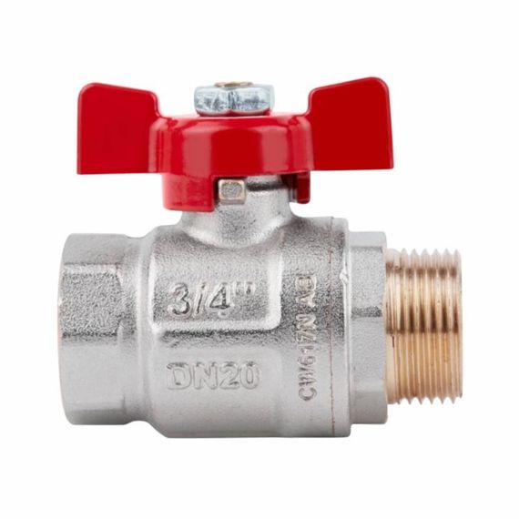 Кран кульовий Icma 3/4" прямий №351 | Зображення 2