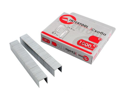 Скоба Intertool - 14 х 0,7 мм (1000 шт.) (RT-0134)
