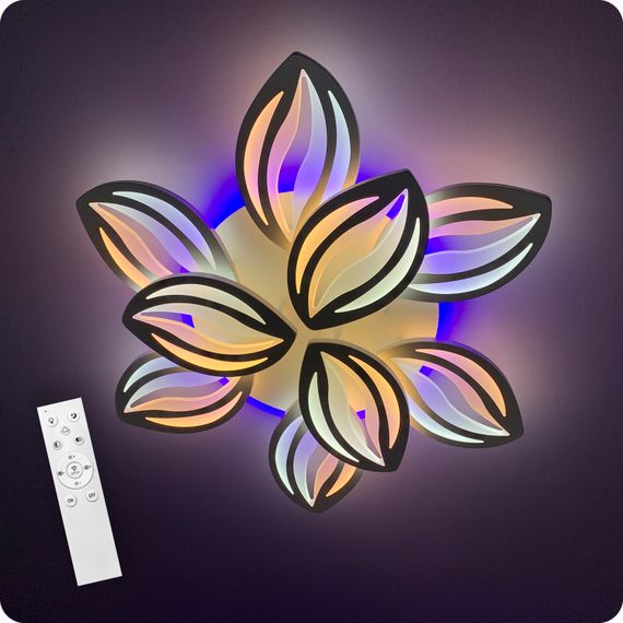 Люстра светодиодная 517 Light 3color с пультом 180Вт Белый (01755) | Зображення 4