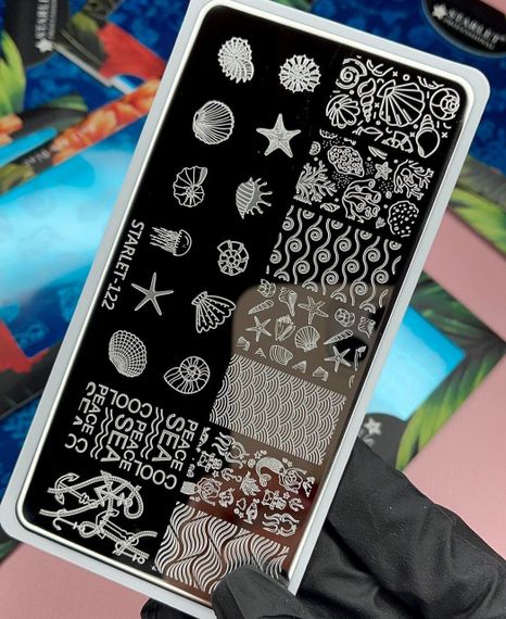 Пластина 122 для стемпинга Starlet Professional (12х6см)