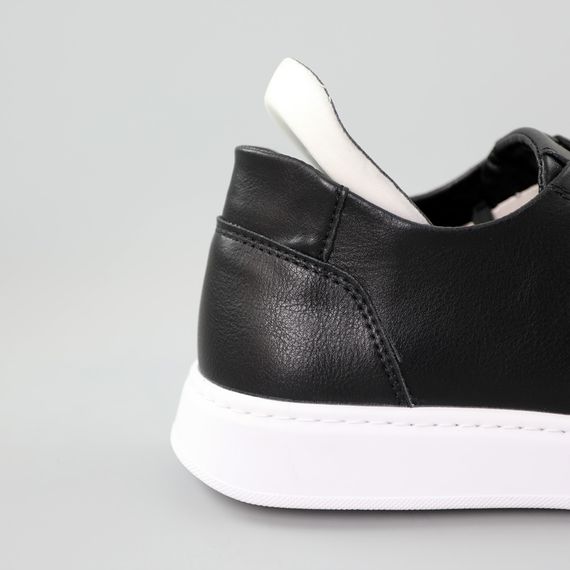 Кеди чоловічі шкіряні 589809 Чорні 40 41 42 43 44 45 | Зображення 6