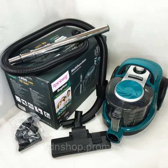 Електричний пилосос з контейнером для пилу, Пилосос без мішка побутовий, Промислові пилососи контейнер GJ-10 | Зображення 1