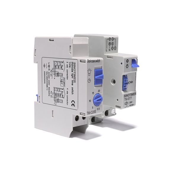 Електромеханічне реле часу Sinotimer TM-ST7, 1-7 хвилин, на DIN-рейку 1P, 16А, 250V