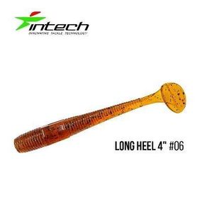 Силіконова приманка, Їстівний силікон Intech Інтеч Long Heel 4"6 шт #06