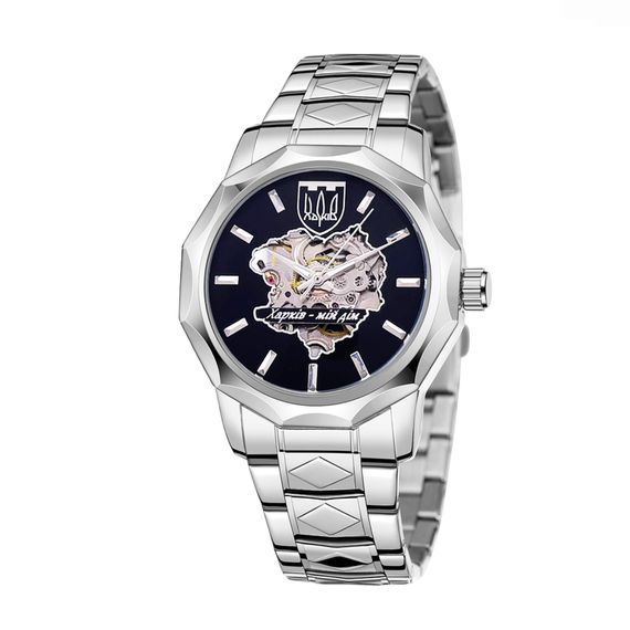 Класичний годинник Awarder 024 Silver-Black Харків - мій дім