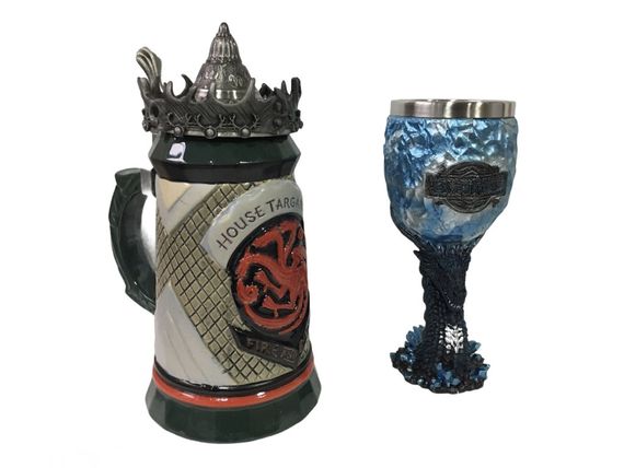 Подарочный набор Кружка Game Of Thrones House Targaryen Fire And Blood Игра Престолов и Бокал