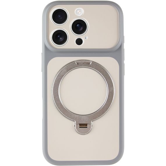 Чохол Ummi Full Camera with Magnetic Fit HQ Ring для Apple iPhone 13 Pro (6.1") Grey | Зображення 1