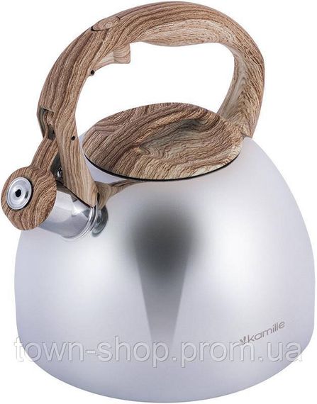 Чайник Kamille Whistling Kettle 2.7л из нержавеющей стали сатин со свистком KM-1090