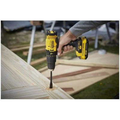 Шуруповерт Stanley FatMax, ударный, Li-lon 18В, 50 Нм, 2 АКБ + ЗУ, кейс (SFMCD711C2K) | Зображення 4