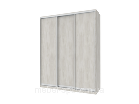 Шафа купе Сіті Лайт Doros Біле дерево 3 ДСП 180х60х225 (42002004)