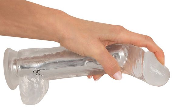 Вібратор - Crystal Clear Vibrator 24.5 см Sex Aura | Зображення 6